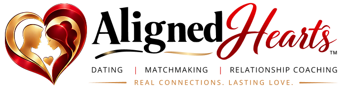 Aligned Hearts — dating, matchmaking and relationship coaching. Real connections, lasting love.